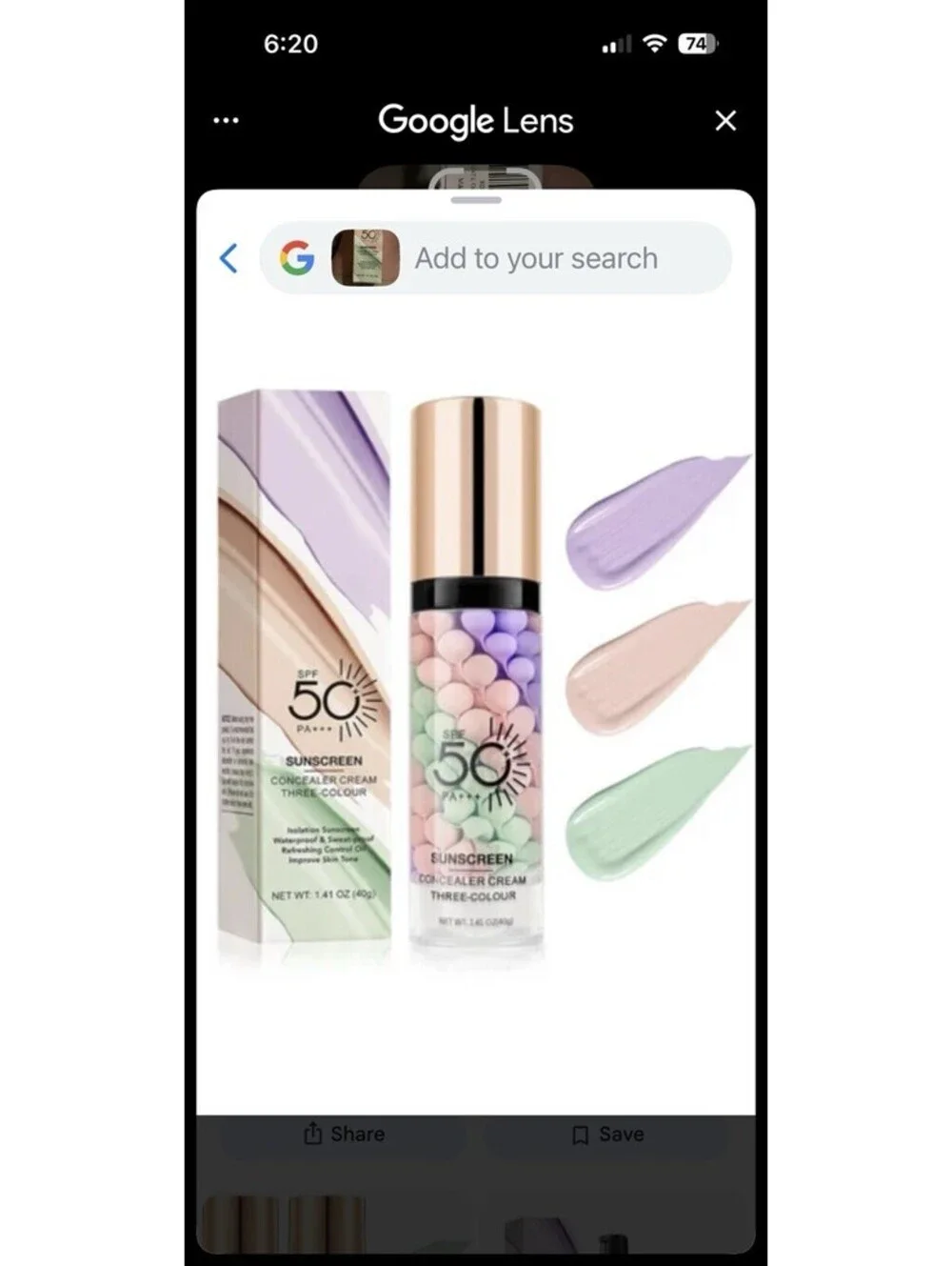 SADOER Tri-Color Concealer With Sunscreen [COPY]